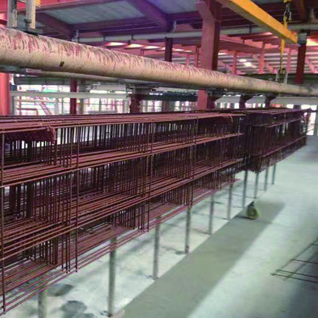 处理后的钢筋网片